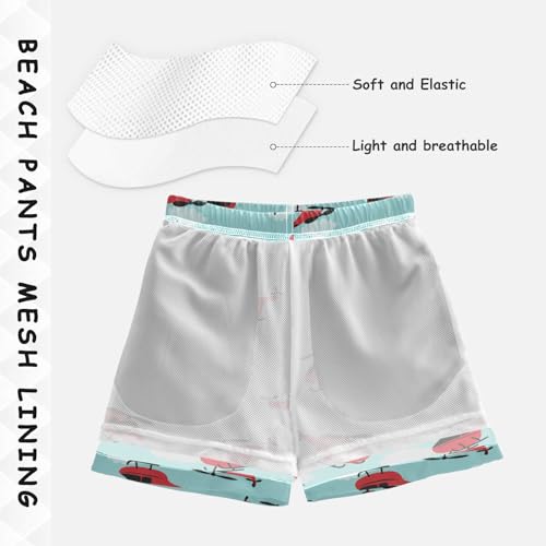 Boys Beach Shorts Summer Kid Swim Shorts Boy Swim Trunks Knee Length Board Short 2T-124