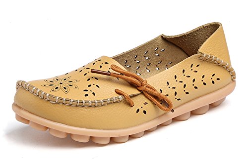 Image of VenusCelia Women's Breathable Comfort Walking Office Flat Loafer