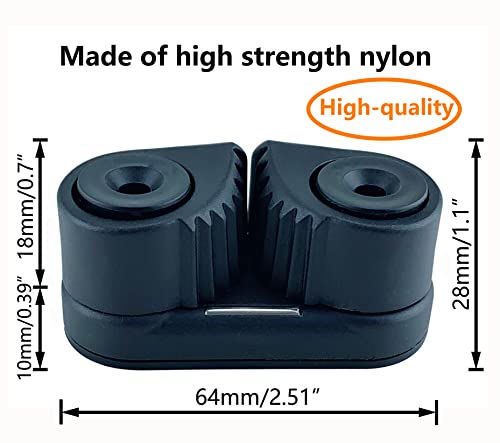 Lsahyong Cam Cleat With Leading Ring Pilates Equipment Boat Fast Entry Rope Wire Fairlead Sailing #TOP1