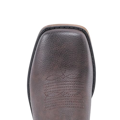 Image of IUV Cowboy Boots For Women Square Toe Cowgirl Wide Mid Calf Western Boots