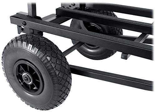 Rockville Rock Cart Pro 700 LB Capacity DJ Equipment Transport Roller Cart, Expandable Design, Smooth-Rolling Wheels, Folds Flat, for Mobile DJs and Event Professionals - Thumbnail 6