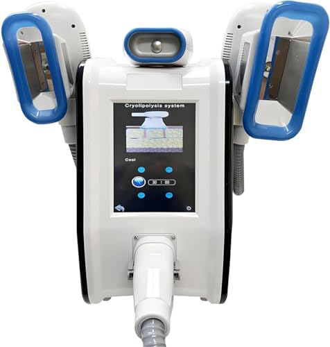 ZHPPED Máquina de criolipólisis con 3 manijas para la eliminación de Grasa por congelación. Dispositivo para Esculpir Grasa por criolipólisis, máquina de crioterapia 360, criocongelación de Grasa