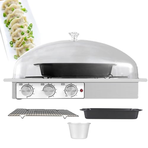 Automatic Stainless Steel Bread Fermentation Machine,Sourdough Bread Fermentation Machine, Automatic Baking Proofing Box, for Steamed Buns, Yogurt, Bread (M)