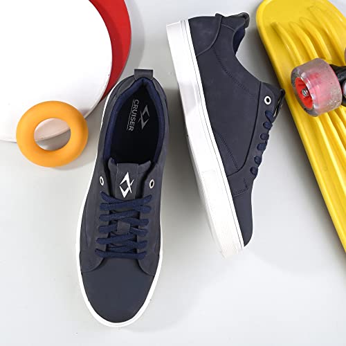 Image of Cruiser Mens Casual Shoes | Trainers Comfortable Trendy Shoes|Classic Sneakers |Step Into Casual Cool | Perfect Pair for Relaxed Days (Blaze)