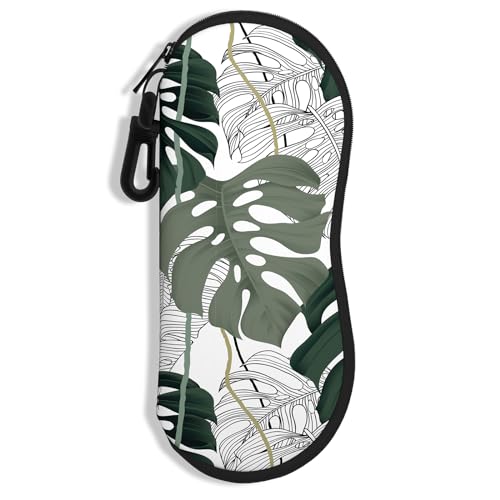 Image of Sunglasses Soft Case, Ultra Light Portable Neoprene Zipper Glasses Case for Men Women