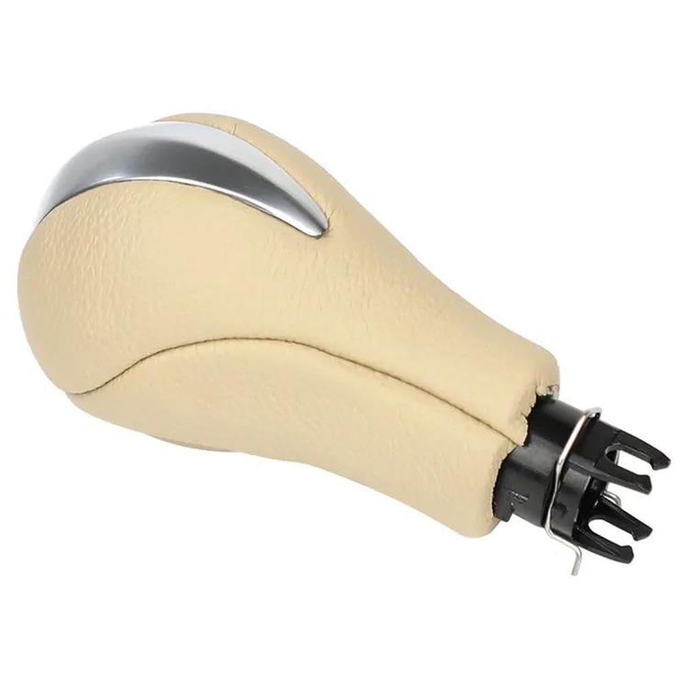 SXQPOCAR Gear Shift Knob for Infiniti FX35 FX37 FX50 for EX25 EX35 for G25 G35 G37 for QX50 QX56 QX70 QX80 Gear Ball Head Shift Lever Head(Beige)