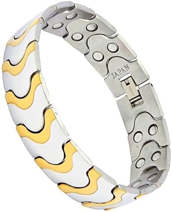 BP Titanium Bracelet Blood Pressure Control Chain Men-Women Bp Monitor Maintain Energy/Blood Circulation/Stamina/Strangth/Body Pain
