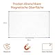 Amazon Basics Magnetisches Whiteboard mit Stiftablage und Aluminiumleisten, trocken abwischbar, 90 x 60 cm (B x H), Weiß