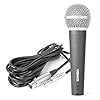 VONYX Podcast Microphone Setup with 2 Dynamic XLR Mics, 2 Desk Boom Arms and 2 Channel USB Audio Interface, Complete Podcast Kit for Recording Interviews, Streaming and Content Creation #1