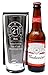 Price comparison product image Personalised Pint Glass & Beer - Birthday Design (Budweiser Lager Beer)
