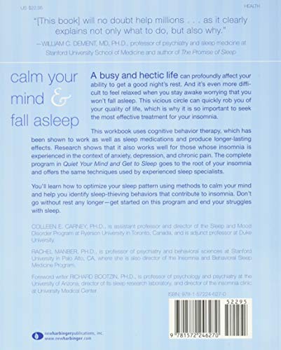 Quiet Your Mind and Get to Sleep: Solutions to Insomnia for Those with Depression, Anxiety, or Chronic Pain - Image 2
