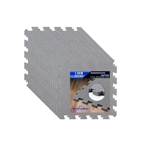 BodenMax CRS804902-3030-18 puzzelmatten speelmat 30 x 30 cm grijs