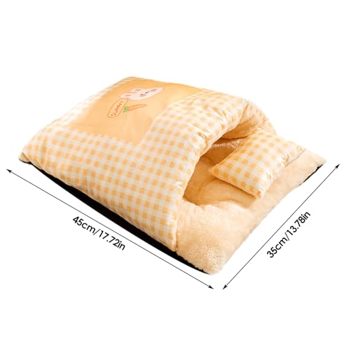 Matelas de couchage pour hamster et lit pour chats d'intérieur doux