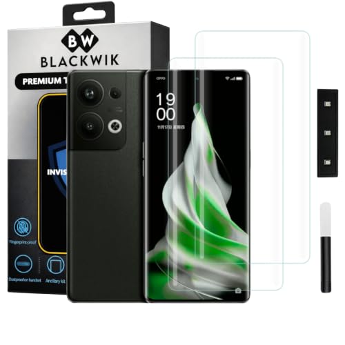 Image of Blackwik UV Curved Tempered Glass for Oppo Reno 9 | 2-Pack