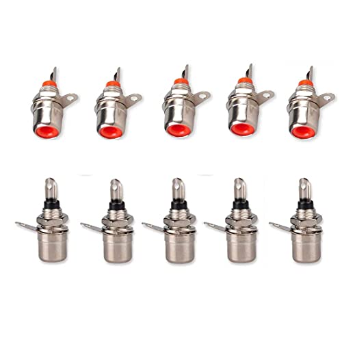 Conector RCA Hembra para Panel Chasis 10 Unidades miniatura 1