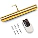 Concept Lighting 301L Cordless LED Remote Control Picture Light, 18", Polished Brass with silver undertones