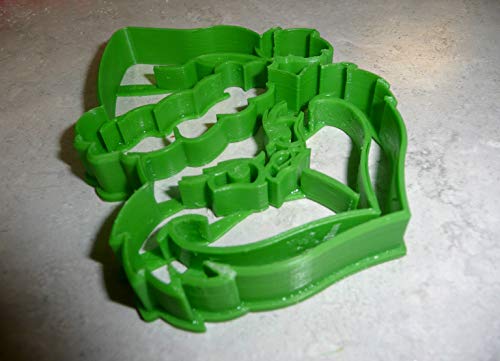 Grinch Head Dr Seuss Book Cartoon Character Christmas Movie Special Occasion Cookie Cutter Baking Tool 3D Printed Made In Usa Pr682 #TOP5