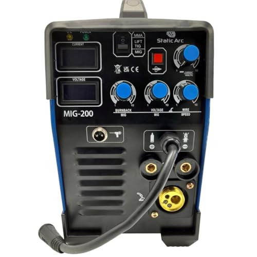 MIG 200 INVERTER WELDER 4in1 MMA ARC TIG LIFT GAS GASLESS SPOOL GUN PORT 200A 3 MIG 200 INVERTER WELDER 4in1 MMA ARC TIG LIFT GAS GASLESS SPOOL GUN PORT 200A - Image 3