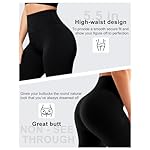 Bluemaple High Waisted Leggings for Women - Tummy Control Pants Non See Through Workout Soft Yoga Pants for Running Plus Size - Image 5