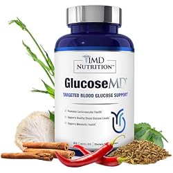 1MD Nutrition - Cinnamon bark 10:1 Water Extract, Chromium, Neem Leaf, Berberine, Cayenne Pepper 5:1 Extract, Lion's Mane, Gymnema Leaf and Stem - 60 Capsules