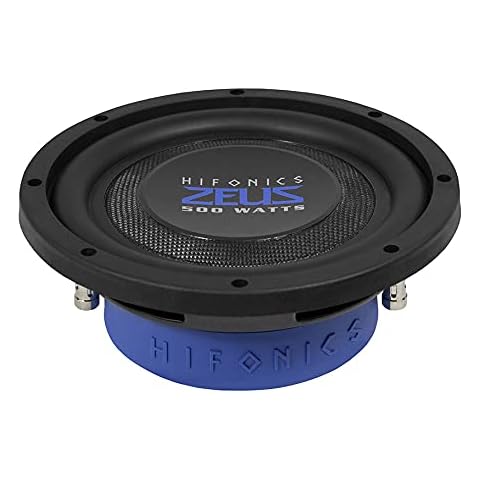 500W 8" inch 20 cm Zeus Series Dual 2-ohm Shallow Mount Car Audio Subwoofer Hifonics Made in Germany Cover