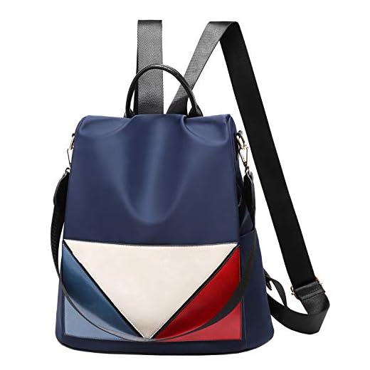 shepretty Mochila antirrobo Impermeable para Mujer,Oxford, 908Azul