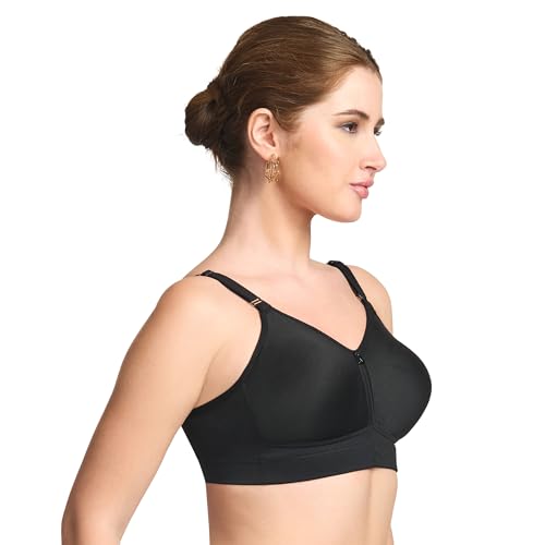 Image of TRYLO Riza T-FIT Women's Non-Padded,Non-Wired,Full Coverage,Seamless 100% Cotton Feel Fabric Bra Available in Multicolor