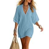 xiaoleilemon Womens Summer Half Sleeve Mini Dress...