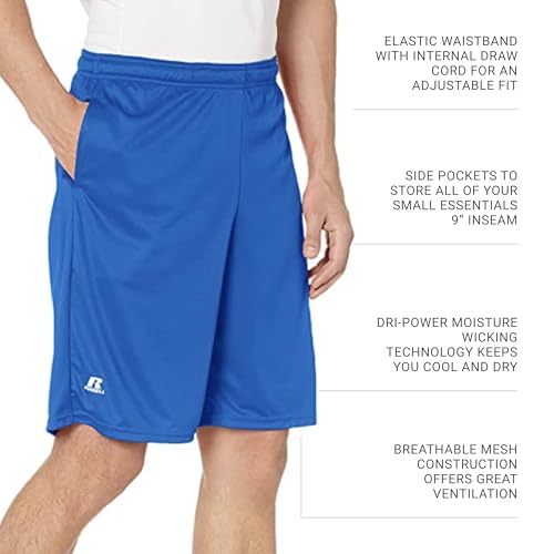 Image of Russell Athletic Men's Dri-Power Performance Short with Pockets