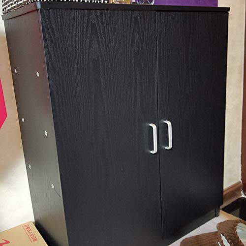 Thick Black Wood Grain Adhesive Furniture Stickers Pvc Wallpaper Cabinets Wardrobe Shelf Liners Paper,15In X 79In #TOP5