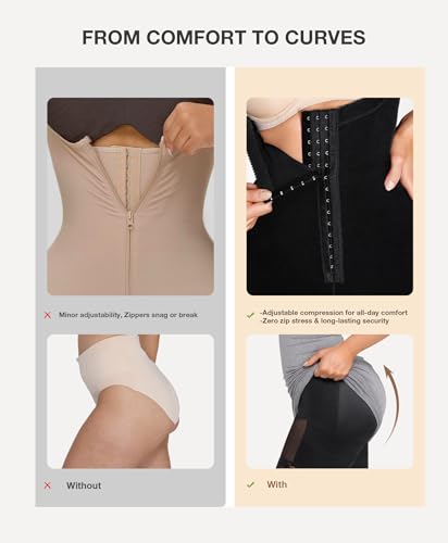 Image of Lover-Beauty Fajas Colombianas Shapewear for Women Tummy Tuck Compression Garment Butt Lifting Shapewear