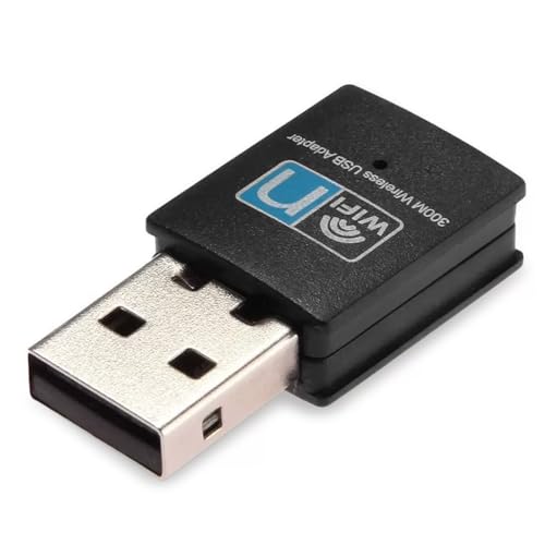 OcioDual Mini Adaptador WiFi USB Wireless 300 Mbps Inalambrico Mini LAN Gran Potencia Adapter Dongle Network Card for PC Laptop