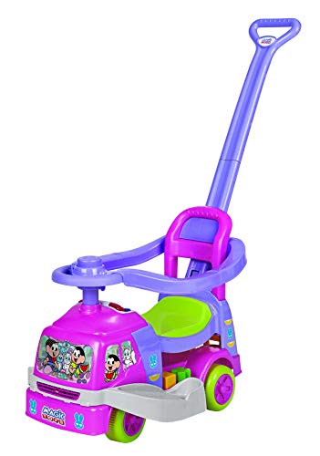 Andador Mônica Magic Toys Rosa/Lilás