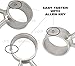 Bar Mount Foot Rail Kit, Satin Golden Finish 2