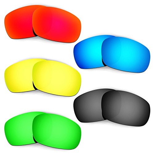 Verres pour Oakley Racing Jacket remplacer lentilles usées Asian Fit - 5 paires