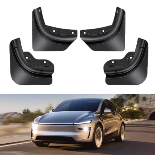 Image of Mud Flaps Compatible with Tesla New Model Y 2025 2026 Refresh Juniper (New Model Y Juniper 2025 2026)