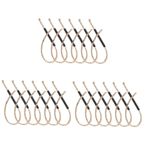 POPETPOP 18 Sets Survival Fire Making Tool Camping Flame Ropes Starting Portable Outdoor Handle