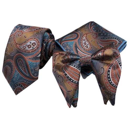Costume de bal trois pièces avec cravate, écharpe carrée et nœud papillon formel
