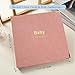 Baby book Baby Memory Book for baby boys and girls First 5 years baby book keepsake baby books (Pink)