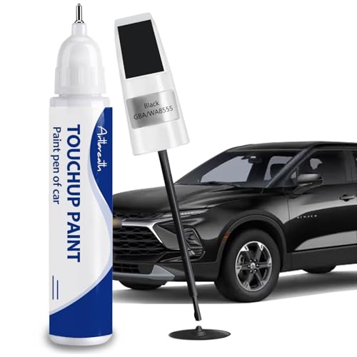 Black(GBA/WA8555) Touch Up Paint for Chevrolet-Exact MatchChips and Nicks Car Paint Scratch Repair Kit Automotive Paint Pen for Silverado/Equinox EV/Tahoe/Colorado/Blazer/Express