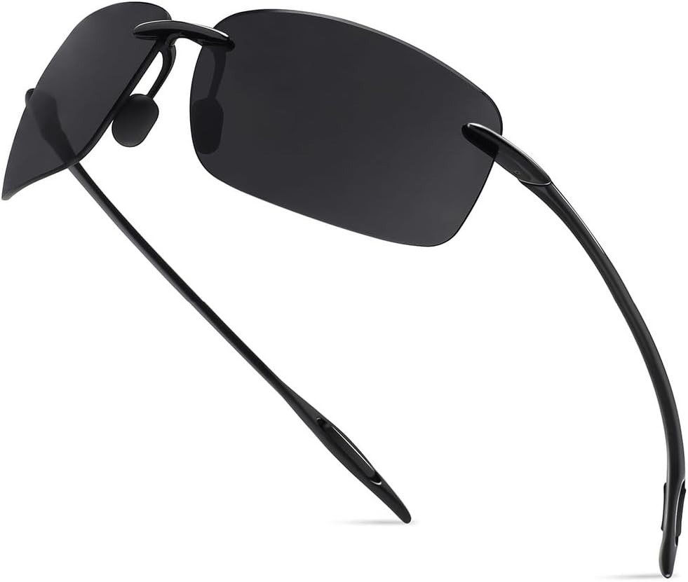 WISTON Sports Polarized Sunglasses for Men Women Tr90 Rimless Frame for Running Fishing Baseball Driving W8001 - Image 2