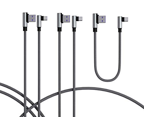 [OPZIONI DI MISURA MULTIPLA] 1m è adatto per il power bank e 1.5m sono buoni per lavoro, casa, auto o uso familiare. Nella questa confezione ci sono 3 cavi: 1x cavi da 30cm, 1x 1m, 1x 1.5m