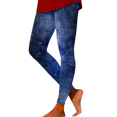 Generisch Galaxy Leggings Femme Taille Haute Galaxy Costume Femme Leggings Imprimé Coloré Pantalon de Yoga Pantalon de Yoga Pantalon Femmes Planète Costume...