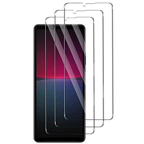 Widrt Lot de 3, Verre Trempé Compatible avec Sony Xperia 10 IV, Film Protection écran - Anti Rayures - sans Bulles d'air -Ultra Résistant (HD Ultra Transparent) pour Sony Xperia 10 IV