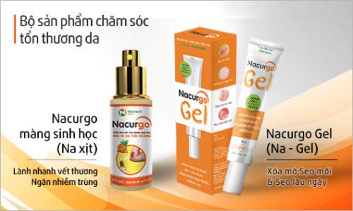 02 Tube - Nacurgo Gel - Bộ đôi TRỊ MỤN HIỆU QUẢ, Nacurgo Gel xử lí hiệu quả mụn li ti, mụn cám, thâm