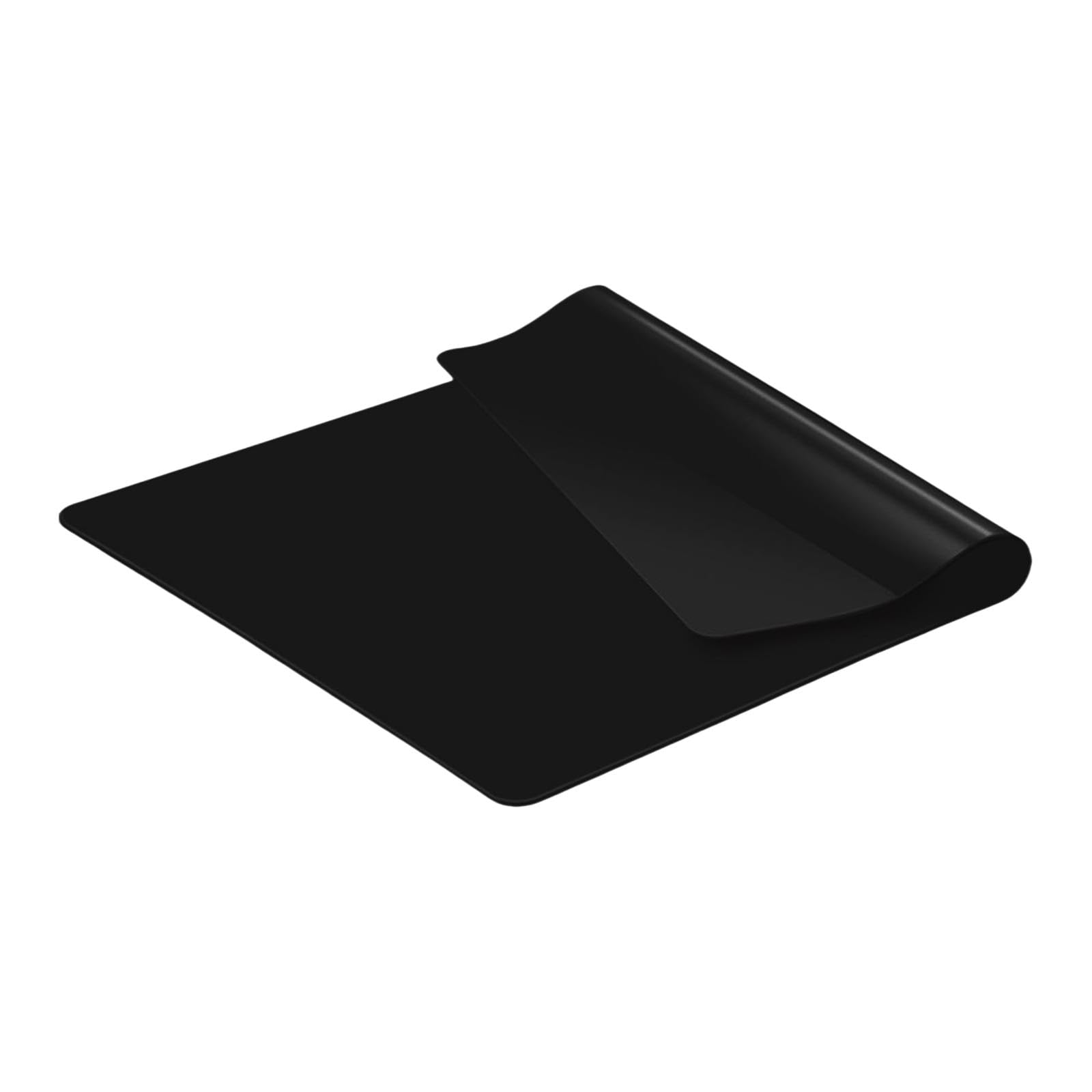Tapete de Silicona para Hornear, Lámina de Silicona Portátil, Enrollable, Plegable, Resistente Al, Protector de Escritorio para Proyectos de Man, Negro 80 Cmx60 Cm, Individual