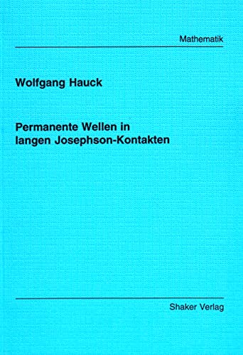 Permanente Wellen in langen Josephson-Kontakten