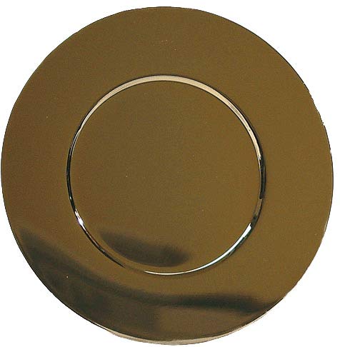 Smooth metal patena - 15.5 diameter