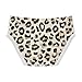 miaozhen Boy Toddler Underwear Pure Cotton Little Boys Underwear Comfort for Toddler Fashion Leopard Off White Brown Size 5T