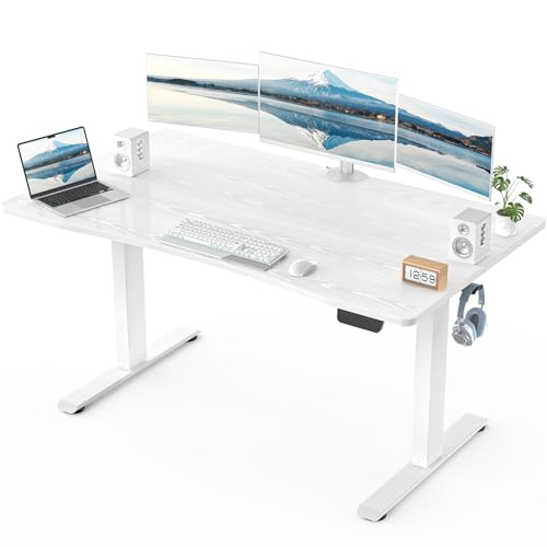Veken 55 x 28 Inch Electric Standing Desk with Adjustable
